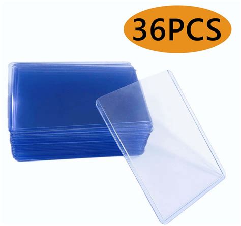 plastic protective sleeves for cards.